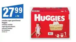Maxi COUCHES SUPER GRAND FORMAT HUGGIES | SUPER BIG PACK DIAPERS, N-7, 36-104 UN offer