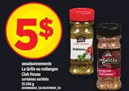 Maxi ASSAISONNEMENTS LA GRILLE OU MÉLANGES CLUB HOUSE offer