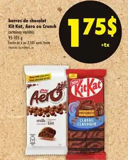 Maxi BARRES DE CHOCOLAT KIT KAT, AERO OU CRUNCH offer