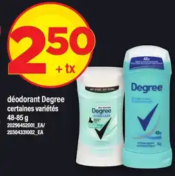 Maxi DÉODORANT DEGREE offer