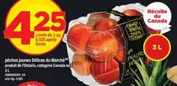 Maxi PÊCHES JAUNES DÉLICES DU MARCHÉ offer