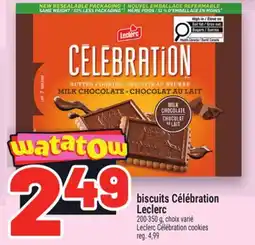 Metro BISCUITS CÉLÉBRATION LECLERC | LECLERC CÉLÉBRATION COOKIES offer