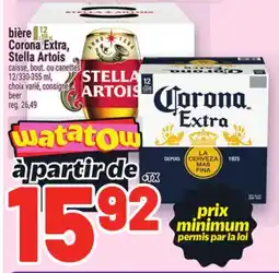 Metro BIÈRE CORONA EXTRA, STELLA ARTOIS | BEER offer