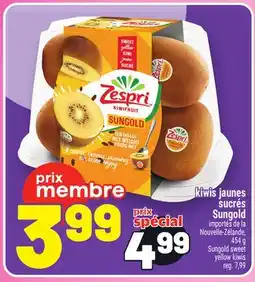 Metro KIWIS JAUNES SUCRÉS SUNGOLD | SUNGOLD SWEET YELLOW KIWIS offer