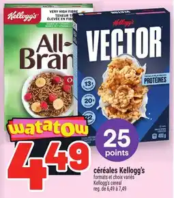Metro CÉRÉALES KELLOGG'S | KELLOG'S CEREAL offer