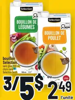 Metro BOUILLON SELECTION | SELECTION BROTH offer