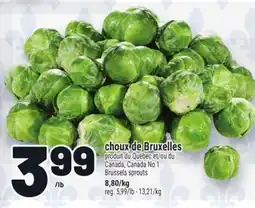 Metro CHOUX DE BRUXELLES | BRUSSELS SPROUTS offer