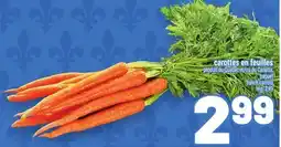 Metro CAROTTES EN FEUILLES | BUNCH CARROTS offer