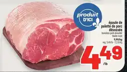 Metro ÉPAULE DE PALETTE DE PORC DÉSOSSÉE | BONELESS PORK SHOULDER BLADE ROAST offer