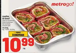 Metro ROSETTES DE BŒUF | BEEF PINWHEELS offer