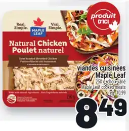 Metro VIANDES CUISINÉES MAPLELEAF | MAPLE LEAF COOKED MEATS offer