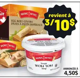 Metro SOUPE WON TON WONG WING | WONG WING FROZEN WON TON SOUP offer