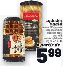 Metro BAGELS STYLE MONTRÉAL | MONTRÉAL STYLE BAGELS offer