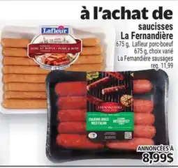 Metro SAUCISSES LA FERNANDIÈRE | LA FERNANDIÈRE SAUSAGES offer