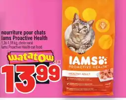 Metro NOURRITURE POUR CHATS IAMS PROACTIVE HEALTH | IAMS PROACTIVE HEALTH CAT FOOD offer
