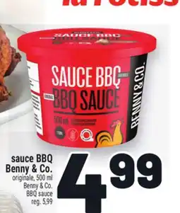 Metro SAUCE BBQ BENNY & CO. | BENNY & CO. BBQ SAUCE offer