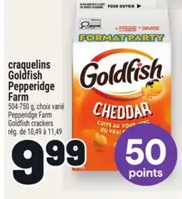Metro CRAQUELINS GOLDFISH PEPPERIDGE FARM | PEPPERIDGE FARM GOLDFISH CRACKERS offer