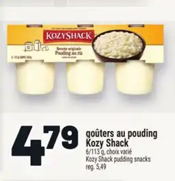 Metro GOÛTERS AU POUDING KOZY SHACK | KOZY SHACK PUDDING SNACKS offer