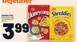 Metro CÉRÉALES POST | POST, WEETABIX CEREAL offer