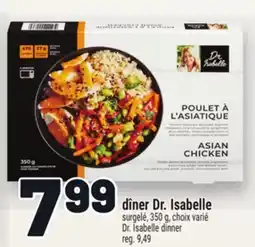 Metro DÎNER DR. ISABELLE | DR. ISABELLE DINNER offer