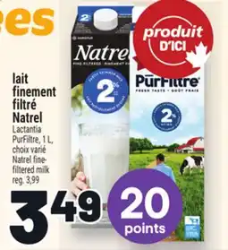 Metro LAIT FINEMENT FILTRÉ NATREL | NATREL FINE- FILTERED MILK offer