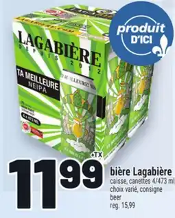 Metro BIÈRE LAGABIÈRE | BEER offer