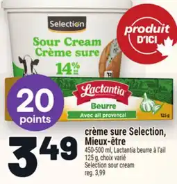 Metro CRÈME SURE SELECTION, MIEUX‑ÊTRE |SELECTION SOUR CREAM offer