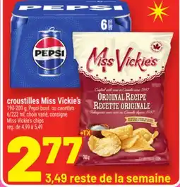 Metro CROUSTILLES MISSVICKIE'S | MISS VICKIE'S CHIPS offer