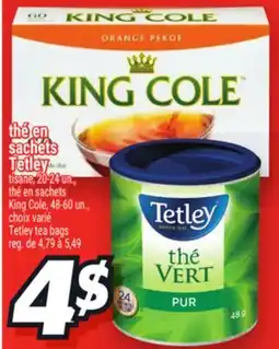 Metro THÉ EN SACHETS TETLEY | TETLEY TEA BAGS offer