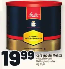 Metro CAFÉ MOULU MELITTA | MELITTA GROUND COFFEE offer
