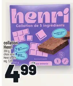 Metro COLLATION HENRI | HENRI SNACK offer