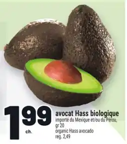 Metro AVOCAT HASS BIOLOGIQUE | ORGANIC HASS AVOCADO offer