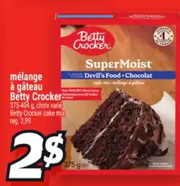 Metro MÉLANGE À GÂTEAU BETTY CROCKER | BETTYCROCKER CAKE MIX offer