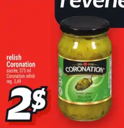 Metro RELISH CORONATION | CORONATION RELISH offer