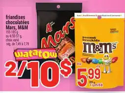 Metro FRIANDISES CHOCOLATÉES MARS, M&M offer
