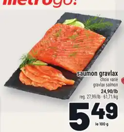 Metro SAUMON GRAVLAX | GRAVLAX SALMON offer