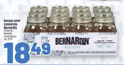 Metro BOCAUX POUR CONSERVES BERNARDIN BERNARDIN PRESERVING JARS offer