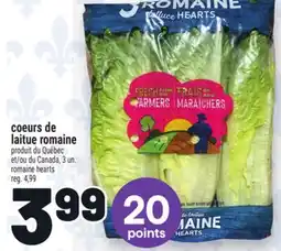 Metro COEURS DE LAITUE ROMAINE | ROMAINE HEARTS offer
