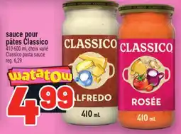 Metro SAUCE POUR PÂTES CLASSICO | CLASSICO PASTA SAUCE offer