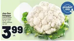 Metro CHOU-FLEUR BIOLOGIQUE | ORGANIC CAULIFLOWER offer