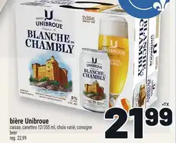 Metro BIÈRE UNIBROUE | BEER offer