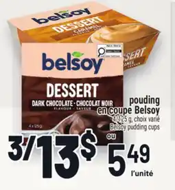Metro POUDING EN COUPE BELSOY | BELSOY PUDDING CUPS offer