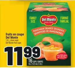 Metro FRUITS EN COUPE DEL MONTE | DELMONTE FRUIT CUPS offer