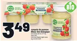 Metro COMPOTE DE POMMES MIEUX‑ÊTREBIOLOGIQUE | LIFE SMART ORGANIC APPLE offer
