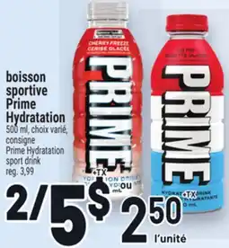 Metro BOISSON SPORTIVE PRIME HYDRATATION | PRIME HYDRATION SPORT DRINK offer