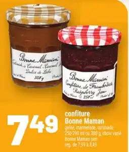 Metro CONFITURE BONNE MAMAN | BONNE MAMAN JAM offer