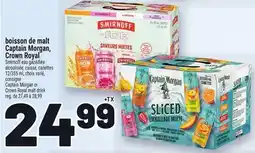 Metro BOISSON DE MALT CAPTAIN MORGAN, CROWN ROYAL | CAPTAIN MORGAN OR CROWN ROYAL MALT DRINK offer
