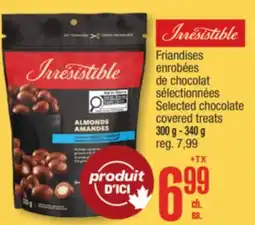 Jean Coutu IRRESISTIBLE Selected chocolate covered treats offer