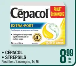 Jean Coutu CÉPACOL, STREPSILS Lozenges offer
