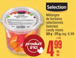 Jean Coutu SELECTION Selected candy mixes offer